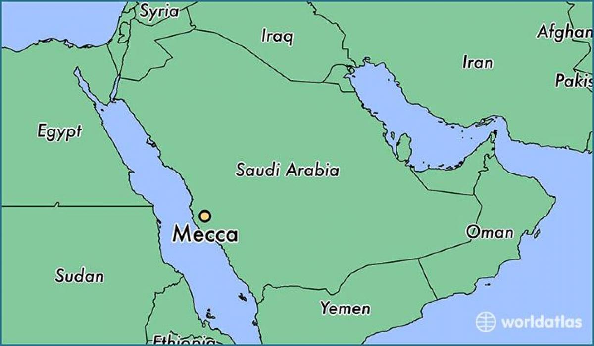 Carte De La Mecque 