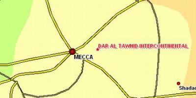 Carte d'ibrahim khalil route de la Mecque